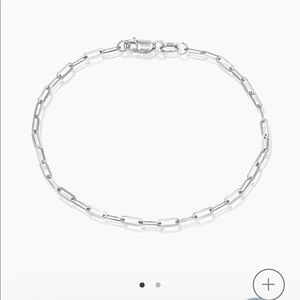 NWOT 14K Diamond Cut Oval Link Bracelet, 6.5 inches